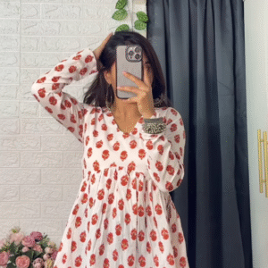 Breezy Floral Peplum Top – Casual Elegance with a Feminine Touch