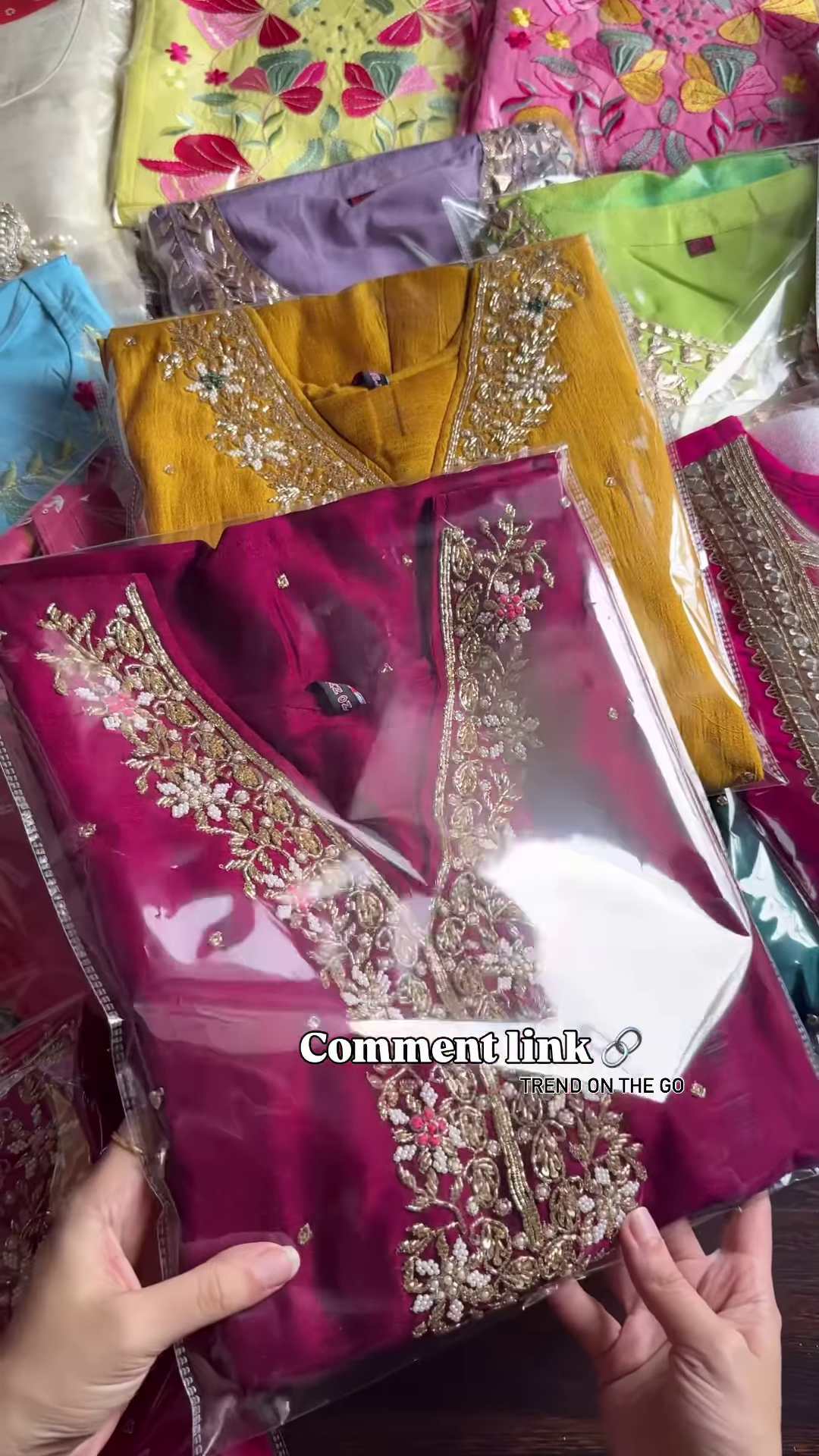 Royal Red Embroidered Collection – Comment for Link - Image 4