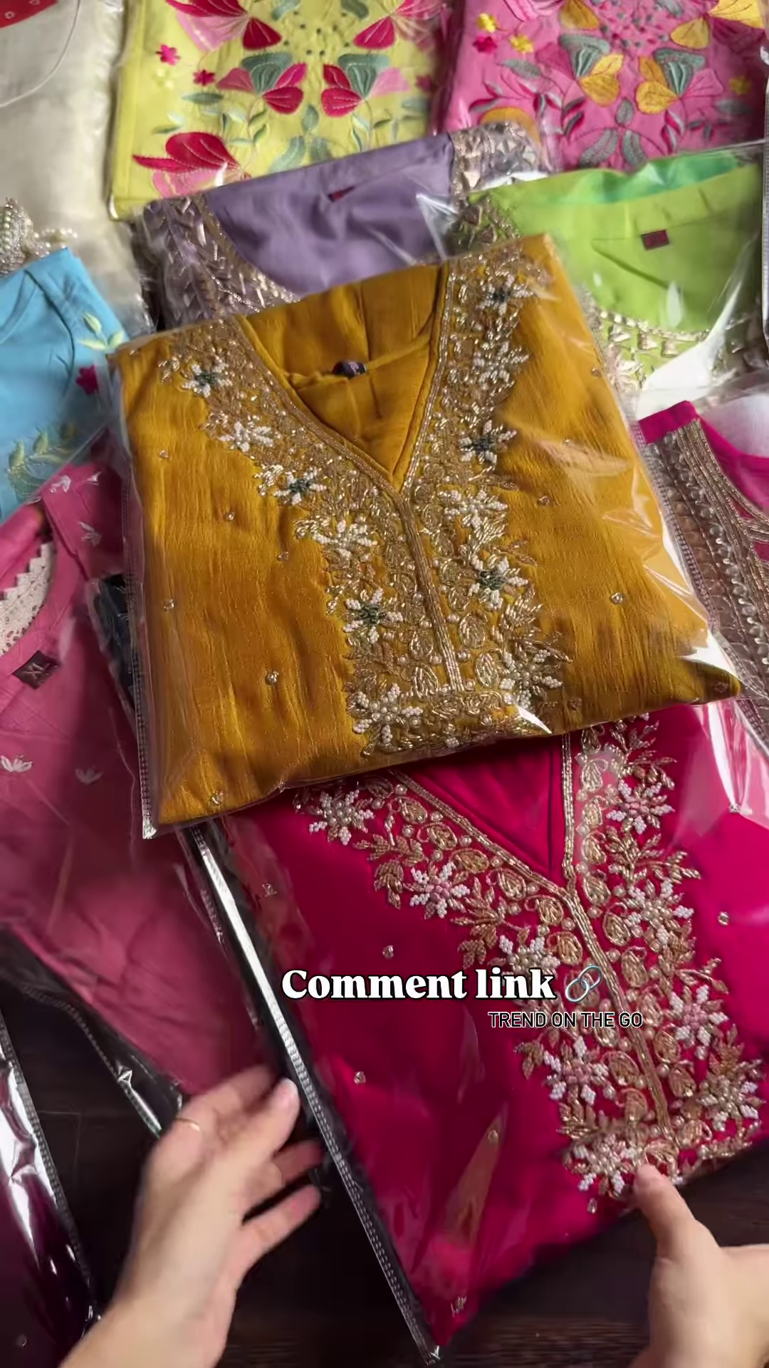 Royal Red Embroidered Collection – Comment for Link - Image 3