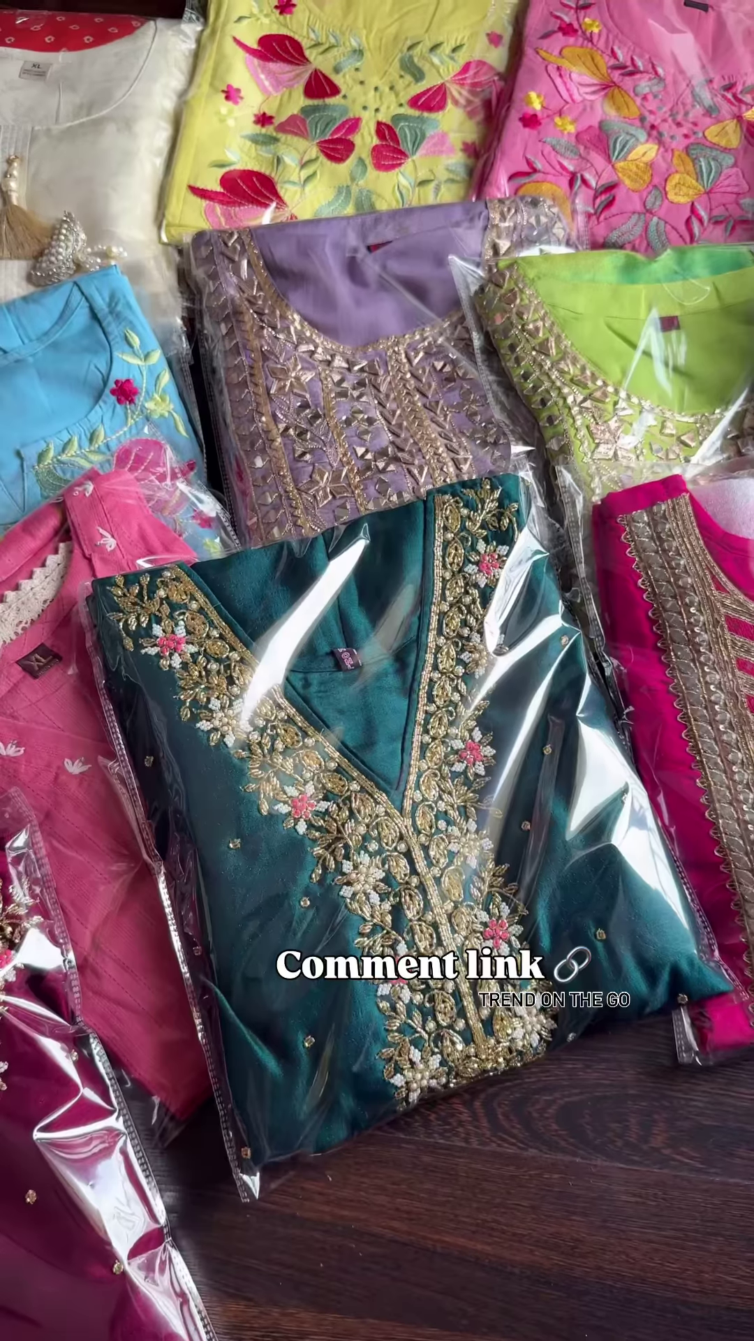 Royal Red Embroidered Collection – Comment for Link - Image 2