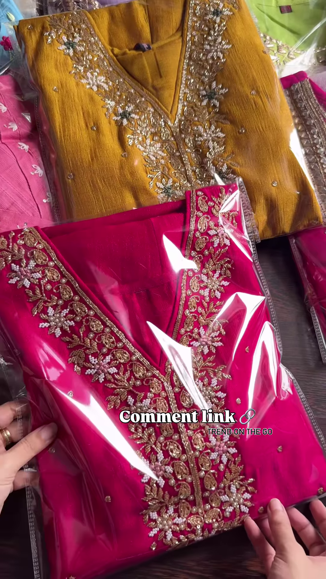 Royal Red Embroidered Collection – Comment for Link - Image 6