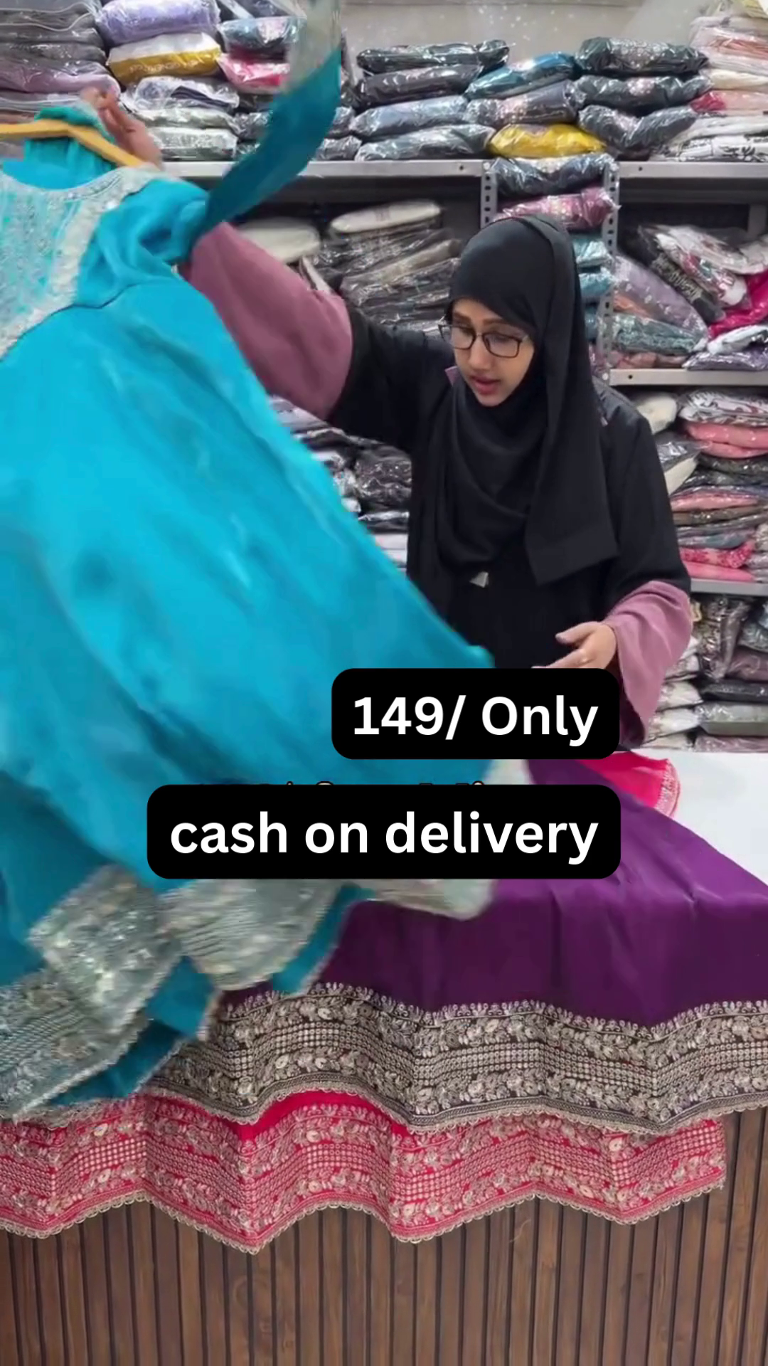 Royal Orange Embroidered Festive Suit – Only ₹149 | Cash on Delivery - Image 5