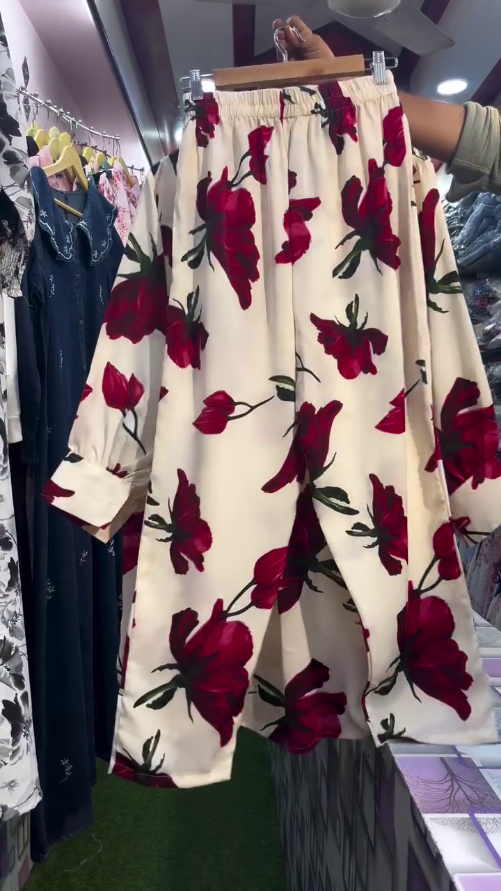 Elegant Floral Shirt Dress β Bold Roses, Beautiful You! πΉ - Image 8