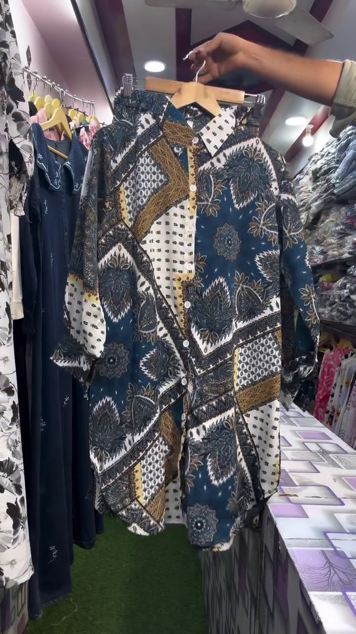 Elegant Floral Shirt Dress β Bold Roses, Beautiful You! πΉ - Image 3