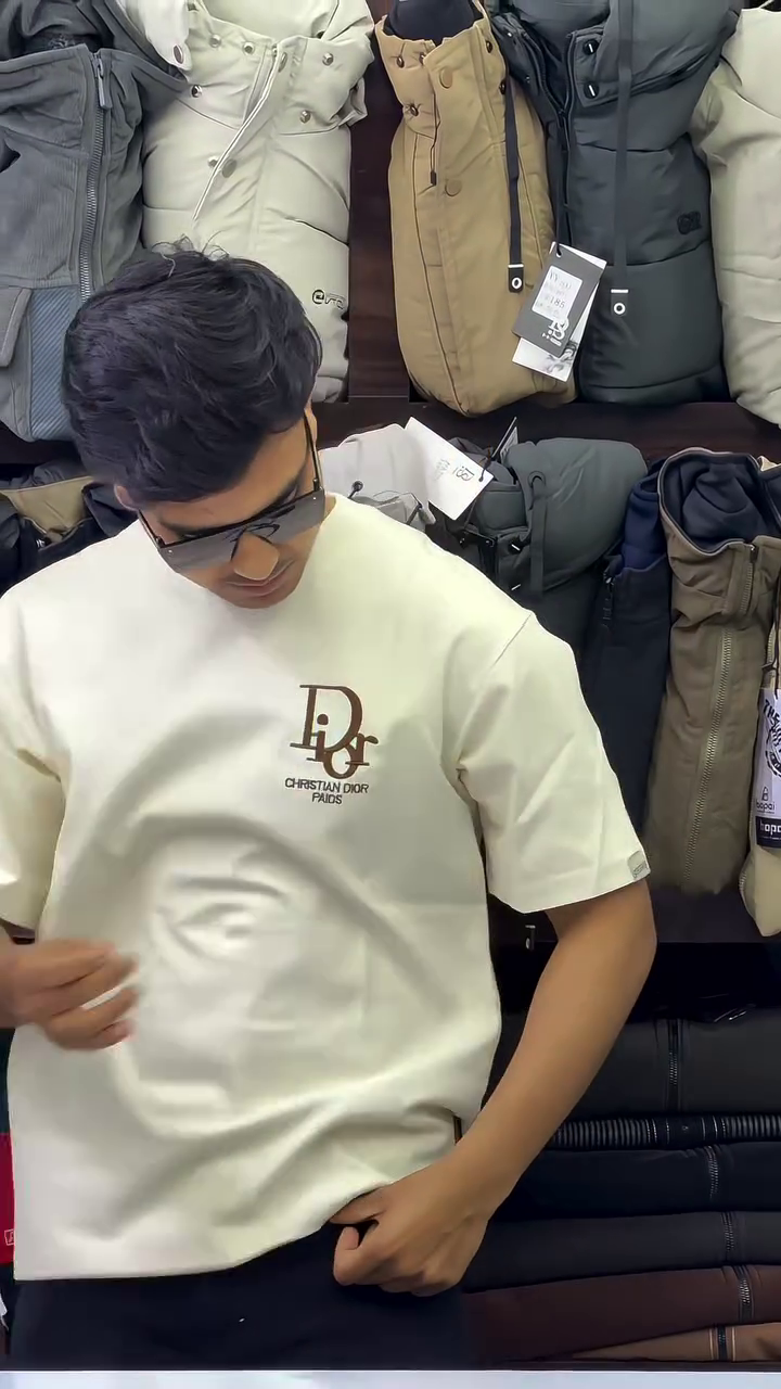 White Designer T-Shirt with Statement Logo – Premium Casual Wear - Image 4