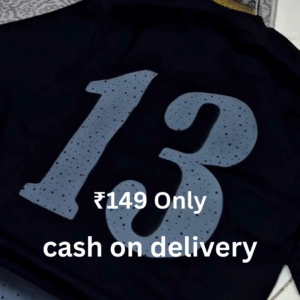 Bold Black “13” Graphic T-Shirt – Street Style Statement