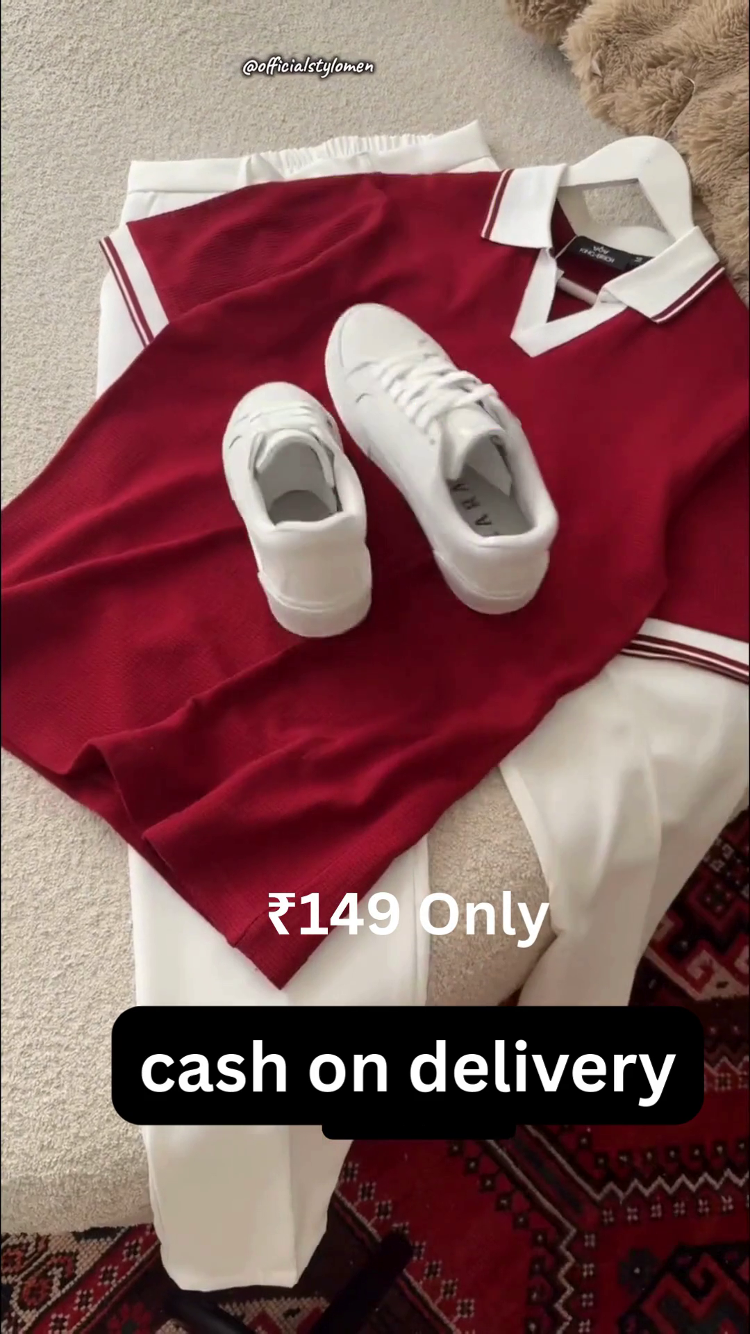 Modern Striped Polo Co-Ord Set – Smart Casual Redefined