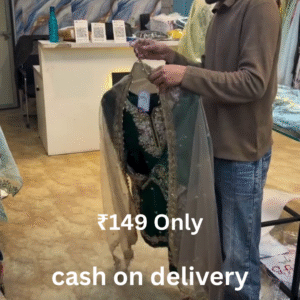 Elegant Embroidered Designer Suit – Festive Luxury at ₹149 with Cash on Delivery