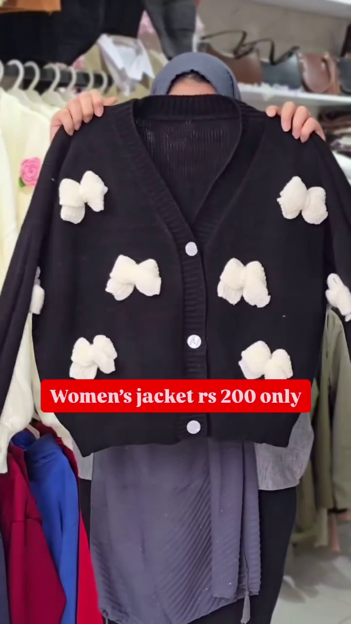 Women’s Floral Knit Cardigan – Chic Winter Layer at ₹200 Only - Image 7