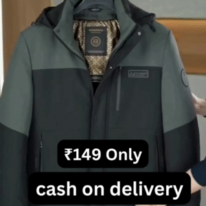 Men’s Premium Winter Jacket – Modern Two-Tone Design at ₹149 | Cash on Delivery