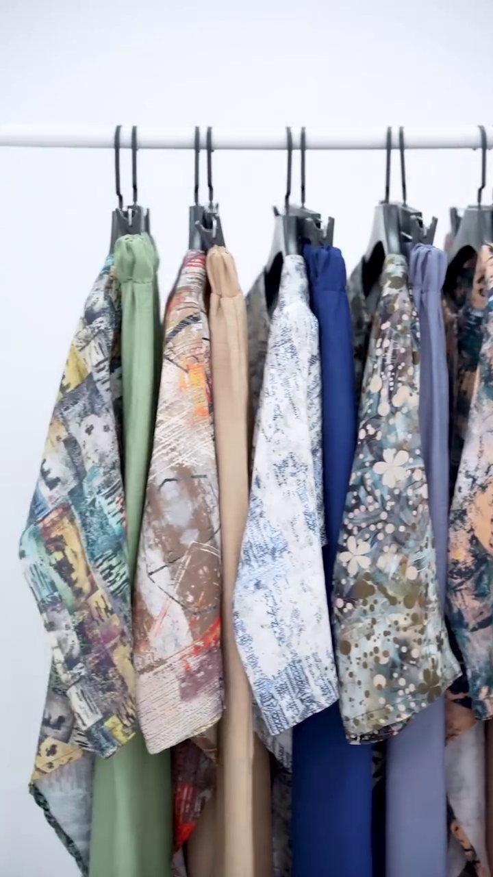 Artistic Printed Top with Front Tie Detail - Image 9