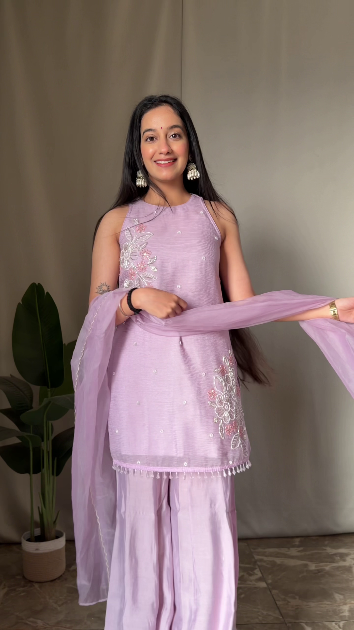 Mustard Yellow Festive Suit with Graceful Dupatta - Image 5