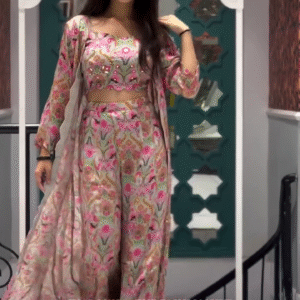 Women Floral Print 3-Piece Co-Ord Set