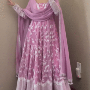 Designer Embroidered Georgette Ready-Made Kurti – A Perfect Blend of Elegance and Comfort